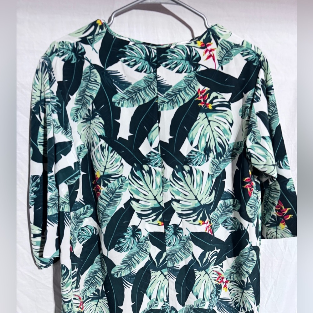NWT Rachel Zoe tropical print long swim cover Size OS One Size - Picture 5 of 6